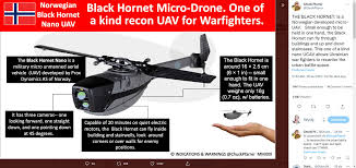 black hornet drones