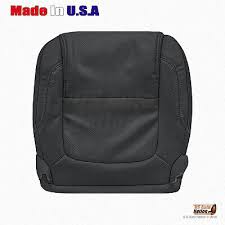 Driver Bottom Leather Seat Cover Black