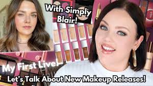 makeup releases with simply blair live