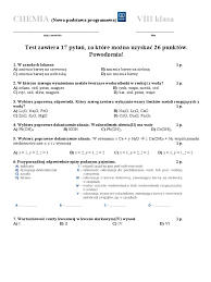 Chemia Klasa 8 Kwasy | PDF
