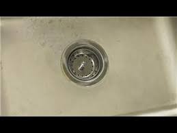 Drain On A Utility Laundry Sink