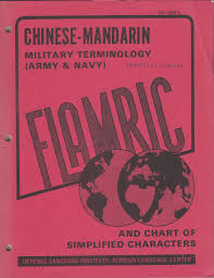 Chinese Mandarin Military Terminology Dictionary English