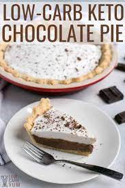 This french silk pie recipe is sophisticated and delicious. Keto Chocolate Pie Sugar Free Gluten Free Low Carb Yum