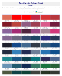 Color Chart 10 Free Word Pdf Documents Download Free