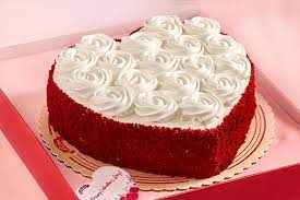 Red Ribbon Red Velvet Cake gambar png