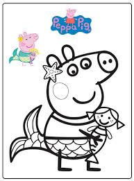 dibujos de peppa pig para colorear