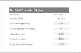 Real Estate Commission Calculator Under Fontanacountryinn Com