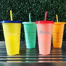 tumbler cup with straw switts