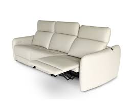 penna motorised leather recliner sofa