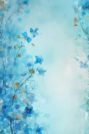 blue flowers wallpaper iphone