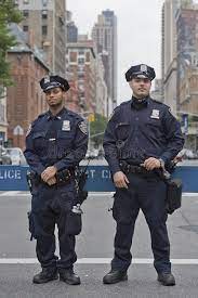 Two New York Police Officers Editorial Stock Image - Image of standing, partners: 16059019