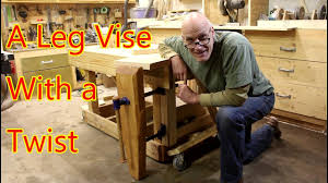 Workbench vise and mount bushwoodworking com. Building My Version Of A Leg Vise Youtube