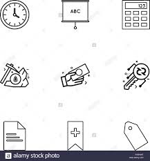 Abc Chart Black And White Stock Photos Images Alamy