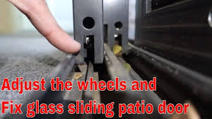 How To Fix Sliding Glass Patio Door
