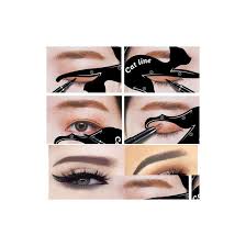 cat stencil eye makeup kit with easy