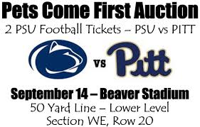 Psu Ticket Auction Pets Come First