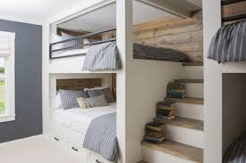 convenient queen sized bunk beds with