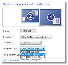 dual monitor setup is easy in windows 7