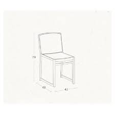 ergonomic design teak dining chair