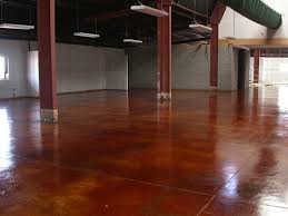 stained concrete acid washed flooring