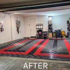 perforated garage tiles 1x1 ft 5 8 inch thick interlocking garage floor tiles color black gray or red ribbed garage tile