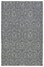 kaleen relic 2 x 3 wool graphite indoor