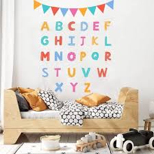 Alphabet Letters Kids Wall Stickers Abc