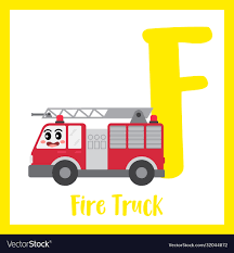 fire truck font vector images 43