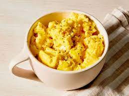 scrambled eggs in a mug recipe