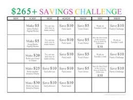 265 One Month Money Challenge A Fun Way To Save Earn