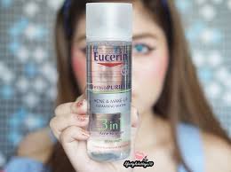 ร ว ว eucerin dermopurifyer acne make