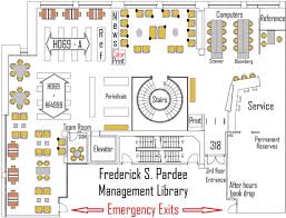 pardee management library floor plan