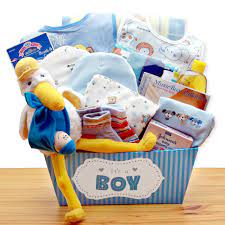 special delivery baby boy gift basket