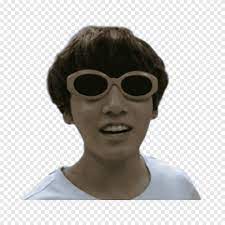 These meme glasses are a must have for any meme enthusiast. Watchers Kpop Meme Episode 7 Bts Man Using Smartphone Png Pngegg