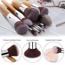 bs mall makeup brush 11pcs bamboo