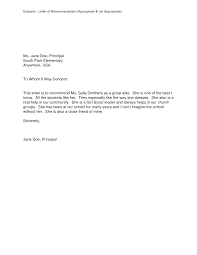 Examples Of Recommendation Letter Filename Istudyathes
