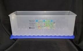 Details About Tupperware Large Fridgesmart With Built In Chart Blue New