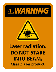 warning laser radiation do not stare