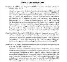 Sample of apa annotated bibliography  th edition   Apa format    