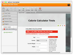 Calorie Intake Calculator Form Widgets Jotform