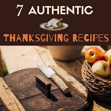 authentic colonial thanksgiving recipes