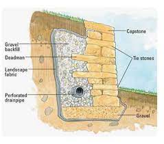 building a stone retaining wall jcs