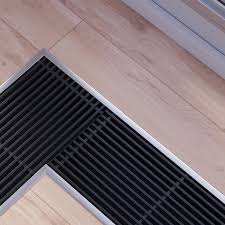metal ventilation grill corner