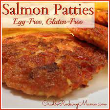 egg free gluten free salmon patties