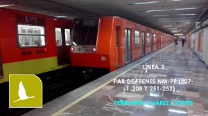Línea 3 del metro barcelona. Metro Cdmx Linea 3 Eugenia Par De Trenes Nm 79 Youtube