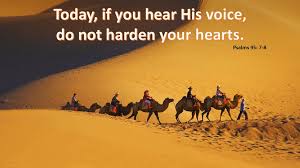 Image result for images for Psalm 95:7-8