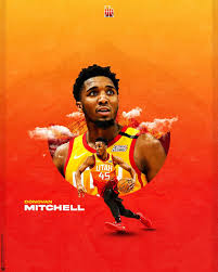 It is very popular to decorate the background of mac, windows, desktop or android device beautifully. Donovan Mitchell Nba Art Utah Jazz Donovan Mitchell Sports Design