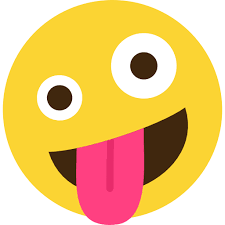 zany face emoji icon png and svg vector