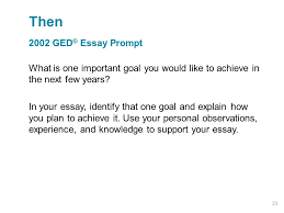 practice essay questions for ged test list
