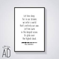 Another christmas has come and gone and i didn't get a single pair. Harry Potter Quote Print Let Him Sleep For In Our Dreams Albus Dumbledore Quote Art Birthday Gift Nursery Decor New Baby Gift Wall Art